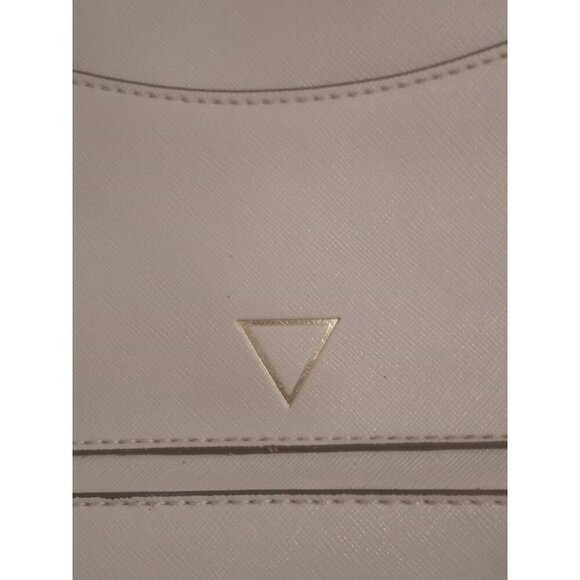 Women's GUESS Los Angeles Shoulder Bag Logo Side Tan Pink Rare Find! - Picture 8 of 13